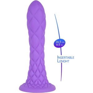 SILEXD - DREAMY DILDO FANTASY SILICONE LIQUIDE THERMOREACTIF FUCHSIA 18,5 CM